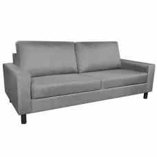 3-Seater Sofa Light Gray