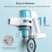 MOOSOO S6 Cordless Handheld Stick Vacuum 18 KPa Robot Vacuum Type C Rechargeable Washable HEPA with LED Light
