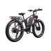 DUOTTS S26 Electric Bike 2024 Version 48V 20AH SamsungBattery 1500W(750W*2) Dual Motors 26*4.0inch Fat Tires 120-150KM Max Mileage 200KG Max Load Electric Bicycle