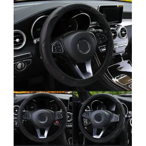 Car Steering Wheel Cover Anti Slip Universal 37-38cm Steering Decoration Accessories