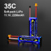 JIUSI PT14R RTR 1/14 2.4G 4WD 80km/h Brushless RC Car 3S High Speed Off-road Truck Remote Control Racing Car Vehicles Models Metal Chassis Differential CVD Drive Shaft Rocket Motor Oil Filled Shocks Toys