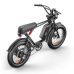Emoko C91 Electric Bike 48V 20Ah Battery 1000W Motor 20*4.0Inch Tires 55-70KM Max Mileage 150KG Max Load Electric Bicycle
