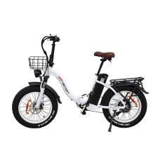DRVETION CT20 Electric Bike 48V 15AH Battery 750W Motor 20*4.0inch Fat Tires 40-80KM Max Mileage 150KG Max Load Folding Electric Bicycle