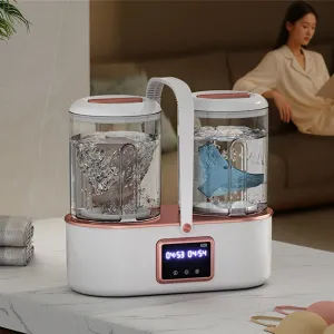 Tevorex 3L Portable Double-Cup Washing Machine Without Installation, Mini Washing Machine For Underwear, Pants And Socks