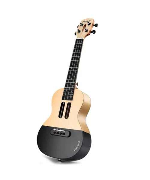 Populele U1 23 Inch 4 String Smart Ukulele with APP Controlled LED Light Bluetooth Connect  Gift