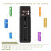 K1 Single Slot with USB Port Universal Li-ion Battery Charger Intellegent Charger for Flashlight RC Toys Home Tools Battery Charger For Li-ion 18650 21700 26650 AA AAA Batteries Cell