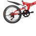 IDEAPLAY P11 6-Speed 20 Inch Wheels Mountain Bike Steel Frame V-Brakes Payload 75KG Adult Folding Bicycle