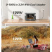 FlashFish QE01D UPS 600W 448Wh Portable Power Station LiFePO4 Lithium Battery Pack Support in Solar Panels Backup Power Home Energy Storage Outdoor Camping Power Generator