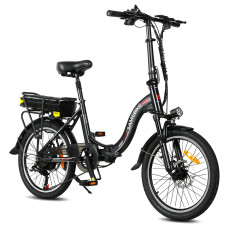 SAMEBIKE JG20-FT 36V 12AH 350W Electric Folding Bicycle 20 Inch 70-80KM Mileage Range Max Load 150KG