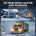 Hcalory F1 12V 5-8KW Car Diesel Heater Separated with Remote Control