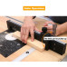 Wnew Ugraded Table Saw Miter Gauge with 27 Angle Stops / 450mm Fence / Flip Stop for Repeatable Angled Cuts for Woodworking Table Saw