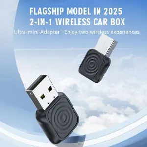 Mini Ultra Wireless USB Adapter for Car CarPlay Android Auto Stability and Convenience Plug and Play