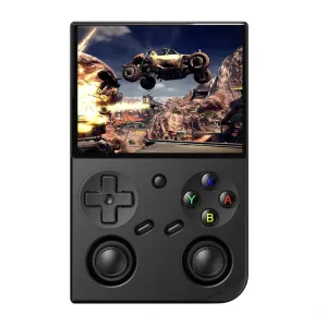 64G+128GANBERNIC RG35XX Pro Handheld Game Console Built-in 11000+ Games 3.5-inch IPS Screen Linux System Quad-core Support WiFi6&BT4.2 3200mAh Battery Dual Joysticks Vibration Motors HiFi-Speakers Video Game Player Console
