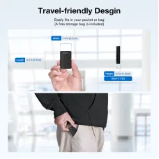 BlitzMax BM-LE505 bluetooth Adapter bluetooth Transmitter Receiver 2 in 1 Mini Wireless with 3.5mm Audio Cable Dual Link Apt Adaptive bluetooth Adapter for PC TV Car Gym