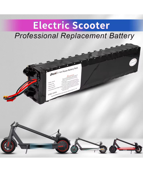 [EU/USA Direct] HANIWINNER HA113-4 36V 7.8Ah 280.8Wh Folding Electric Bike Scooter Battery - Powered by High-Quality 18650 Lithium-ion Cells | 15A BMS | Waterproof | XT30 Connector | Fits 36V 250W-500W Motor