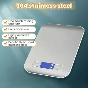 Comfook High Precision Kitchen Scale LCD Electronic Measuring Digital Display 10kg Portable Baking Scales Milk Coffee bean Weight Tools