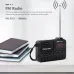 456BT Portable Radio FM Radio Rechargeable bluetooth Speakers Support Earphone USB TF Card MP3 Player Speaker Radios