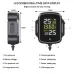 Motorcycle TPMS Tire Pressure Monitoring System QC3.0 Fast Charging USB Output Real Time Temperature Alarm IP67 Waterproof Anti Theft External Sensors Long Battery Life