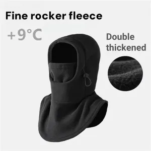 Unisex Winter Warm Mask Headgear and Scarf Integrated Breathable Fleece Material Windproof Cycling Outdoor Skiing Masks