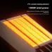 1500W PTC Heater Household Shaking Fan Heater Desktop Fan Heater Electric Heater Indoor Heating Bathroom for 15-20m  Area