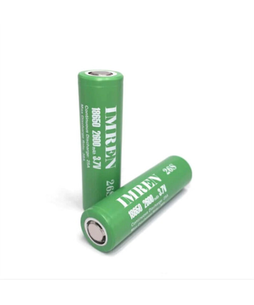 10/20/40Pcs IMREN 26S 25A High Power 18650 Battery 2600mah 3.7V Rechargeable Lithium-ion Cells Flashlights RC Toys Home Tools Batteries