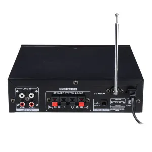 BT310A Home Amplifier HiFi USB FM Radio Car Audio BT5.0 Amplifiers Subwoofer Theater Sound System with Remote Control