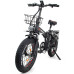 DRVETION AT20 Electric Bike 48V 15Ah Battery 750W Motor 20*4.0inch Tires 45KM Max Mileage Range 150KG Max Load Folding Electric Bicycle