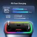 Bakeey Retractable 131W 4 in 1 2-Port USB PD Fast Charging Car Charger Adapter with iP+Type-C Telescopic Cable for iPhone 16 16 Pro 15 14 13 Pro Max for Samsung Galaxy Z Flip6 for Xiaomi MIX Fold4 for Huawei Mate XT