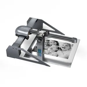 Refurbished ATOMSTACK P7 M40 Portable Laser Engraving Machine Cutter Wood Cutting Design Desktop DIY Laser Engraver New Eye Protection Design Upgrated Ultra-Fine Laser Focal Area