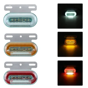 1PC 12LED 12V Flowing LED Side Marker Signal Light Indicator For Truck Trailers