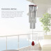 Home 27 Silver Tubes Wind Chimes Church Bells Hanging Decorations