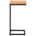 Side Tables 2 pcs 12.4"x9.6"x25.4" Solid Acacia Wood