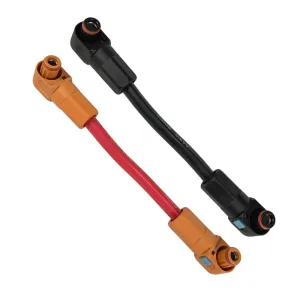 200A Energy Storage Cable Connector Adapter Black and Red Suitable for 48V 280AH/320AH/340AH Battery