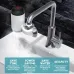 3000W Instant Tankless Electric Water Heater Faucet with LED Display Easy Installation IPX4 Waterproof for Kitchen Bathroom