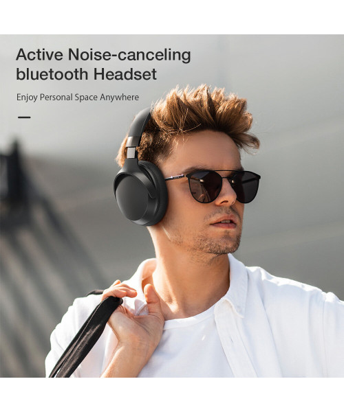 BlitzWolf BW-HP5 Lite bluetooth Headset ANC Headphone Dual Active Noise Canceling Dual Drivers 1000mAh AAC Stereo Wireless Headphone with Mic