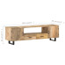 TV Cabinet 63"x11.8"x17.7" Solid Mango Wood