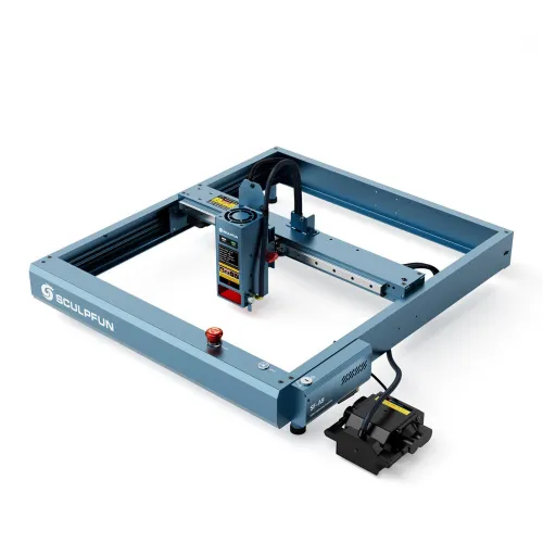 Refurbished SCULPFUN SF-A9 40W Laser Engraver Cutting Machine With Precise Positioning Flame Temperature Alarm Function 400x400mm Working Area