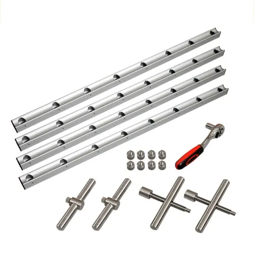 ENJOYWOOD 4-Way Panel Clamp Wood Gluing Clamp Positioning Clamp for Glue-Ups on Cabinet Door Panels / Table Tops / Wood Panels / Cutting Boards