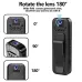 1080P HD Mini WIFI Camera Portable Digital Video Recorder Police Back Clip Recorder Motion Detection Infrared Night Vision