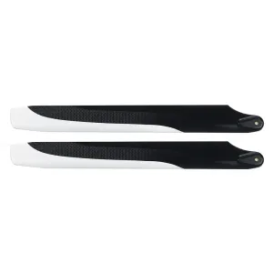 1pair PUDU 230mm Carbon Fiber Main Rotor Blade Propeller For RC Helicopter