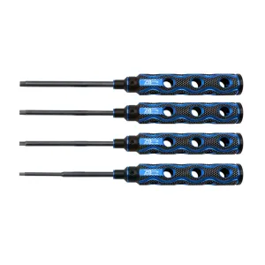 RJX 4PCS Hollow Handle Hex Screw driver Tools Kit Set 1.5mm / 2.0mm / 2.5mm / 3.0mm for RC Models Car Boat Airplane