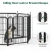 PawGiant Dog Playpen Designed for Indoor Use, Dog Pen with Rubber Pads for Small Medium Dogs Puppy Inside
