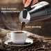 Godmorn Stovetop Espresso Maker, Moka Pot, Percolator Italian Coffee Maker, 300ml/10oz/6 cup (espresso cup=50ml), Classic Cafe Maker, stainless steel , suitable for induction cookers