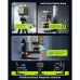 CIGMAN CM-S04 16 Lines Green Beam Laser Level 4x360 Self Leveling LCD Display 30m Range Rechargeable Battery IP54 Outdoor Pulse Mode Tool
