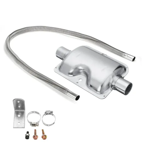 1.5m Exhaust Pipe + Silencer + Clamp + Bracket For Auto Parking Air Diesel Heater