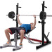 Dipping Station 43.5~67.5inch High 13 Levels Adjustable Weight Lifting Bench Barbell Stand Fitness Gym Home 550 Pound Loading