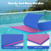 WARMOUNTS Floating Water Pad for Single, 7 x 3 FT Tear-Resistant 3-Layer XPE Foam Floating Mat Recreation Relaxing Lily Pad for Pool Lake River Ocean Boats Outdoor Water Activities