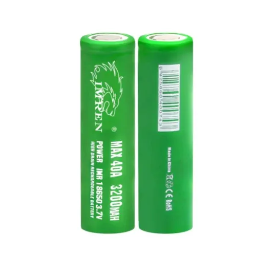 200Pcs IMREN 40A High Power 18650 Battery 3200mah 3.7V Rechargeable Lithium-ion Cells Flashlights RC Toys Home Tools Batteries
