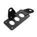 Universal Motorcycle 7/8'' 22mm License Plate Holder Metal License Bracket