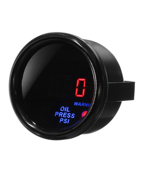 2 Inch 52mm 0-140 PSI Oil Pressure Gauge Digital LED Display
